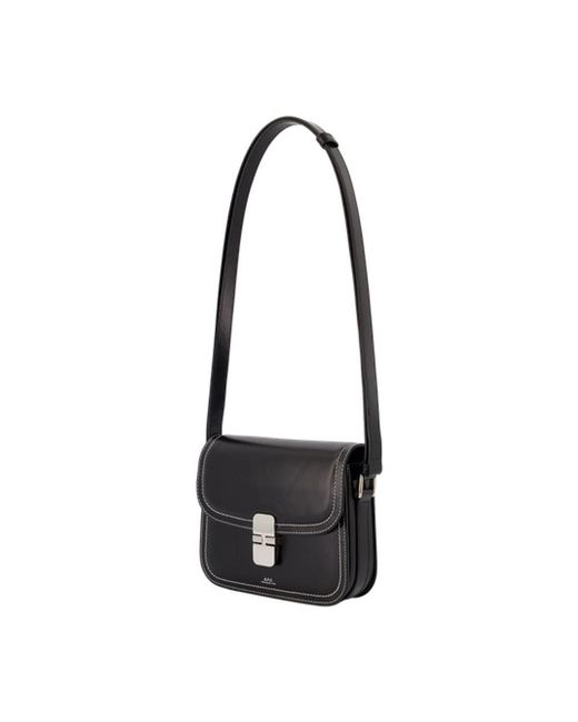 A.P.C. Black Shoulder Bags