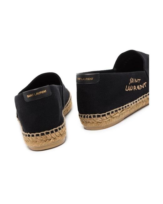 Saint Laurent Black Espadrilles