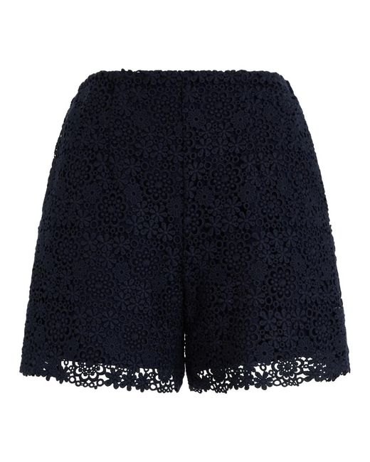 RED Valentino Blue Short Shorts