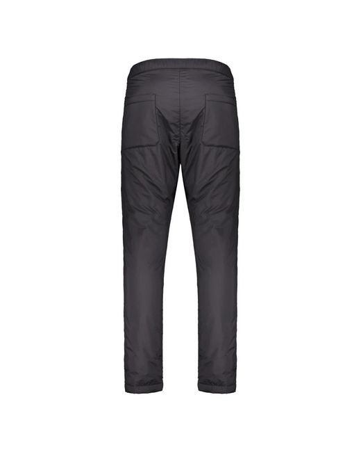 Herno Gray Straight Trousers for men