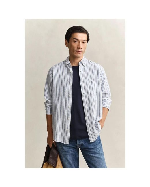 Gant Blue Casual Shirts for men
