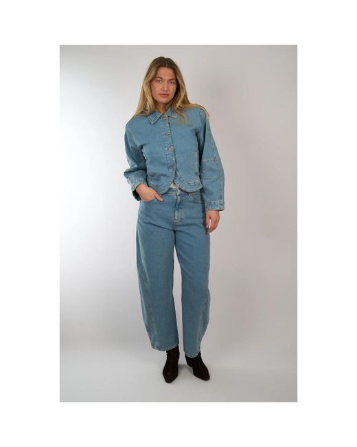 EST'SEVEN Blue Alloon Jacket