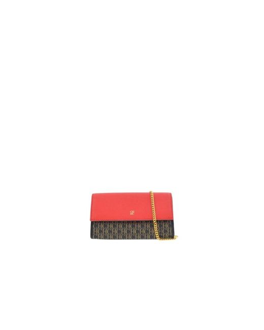Carolina Herrera Red Cross Body Bags