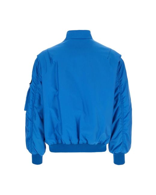 Valentino Garavani Blue Bomber Jackets for men