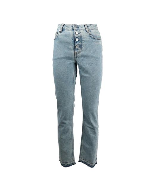 Off-White c/o Virgil Abloh Blue Slim-Fit Jeans
