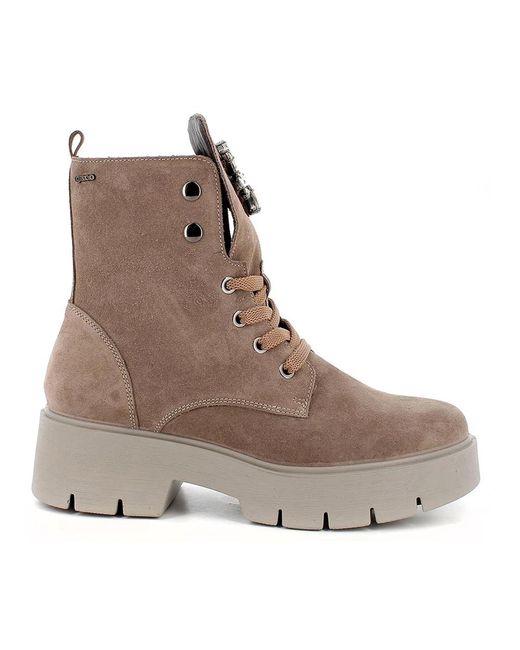Igi&co Brown Lace-Up Boots