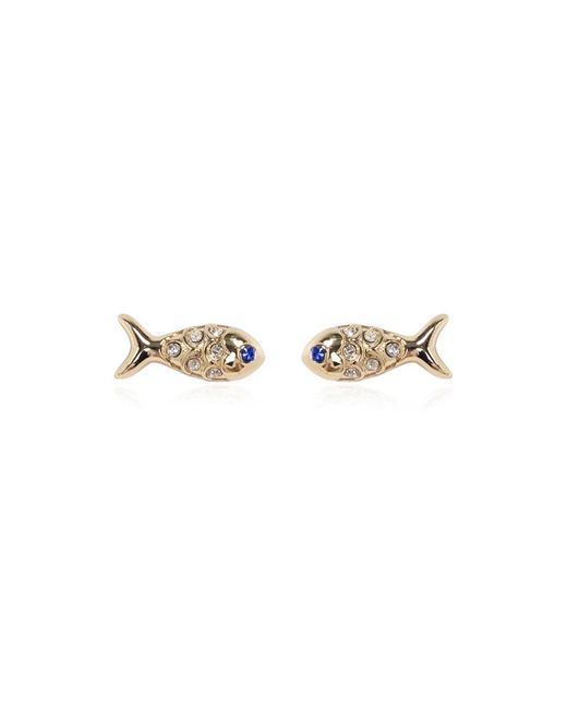 Kate Spade Metallic Summer Daze Fisch-Stecker