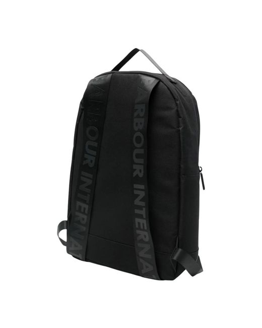Barbour Black Backpacks for men