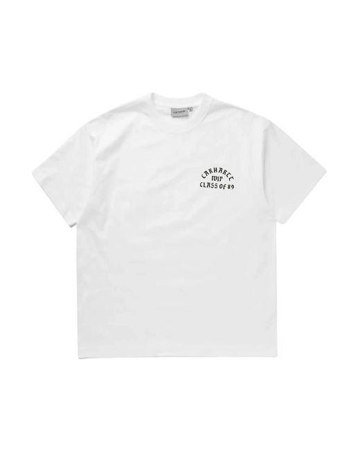 T-shirt a maniche corte class of 89 di Carhartt in White da Uomo