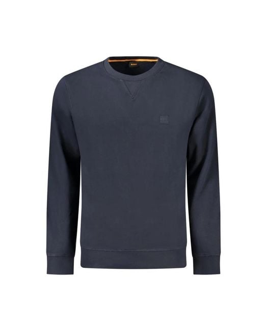 HUGO Blue Sweatshirts for men