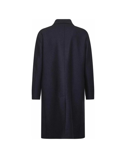 Harris Wharf London Blue Single-Breasted Coats for men