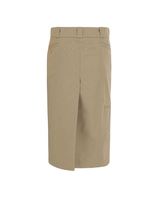 Midi Skirts Maison Margiela de color Natural