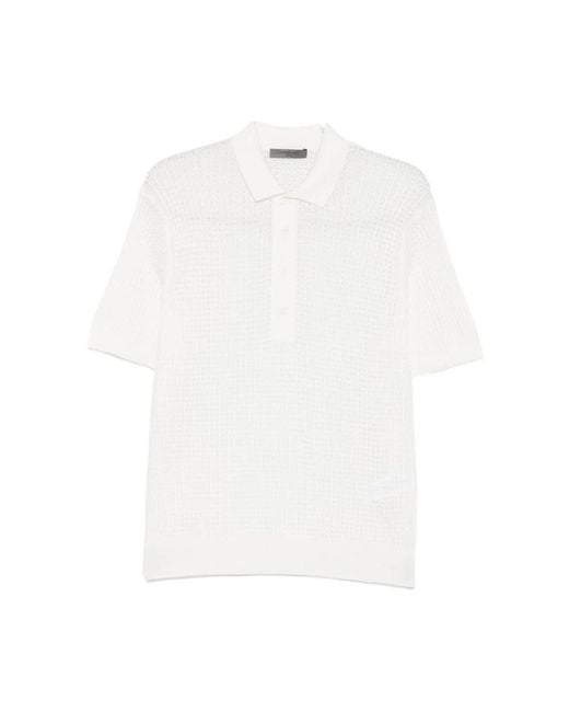 Corneliani White Polo Shirts for men