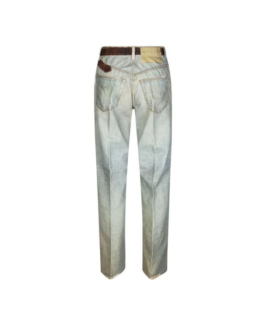 Haikure Gray Straight Jeans