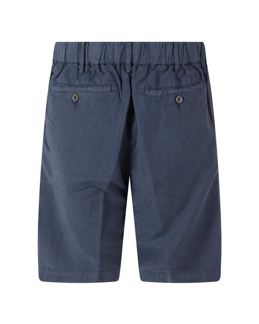 Myths Blue Casual Shorts for men