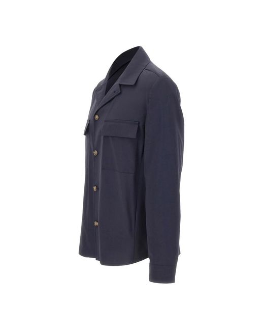 Barba Napoli Blue Light Jackets for men