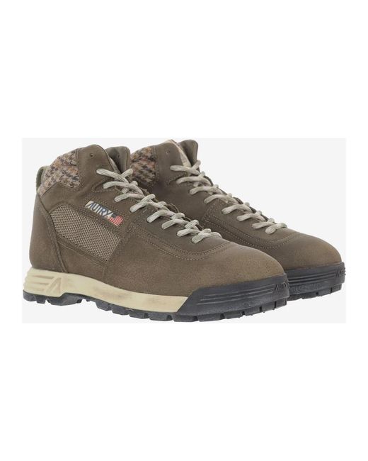 Autry Gray Lace-Up Boots for men