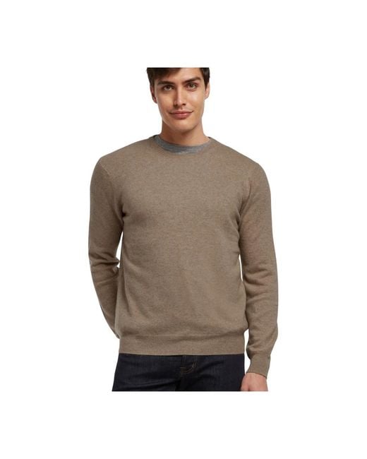 Cashmere Knitwear Brooks Brothers de hombre de color Brown