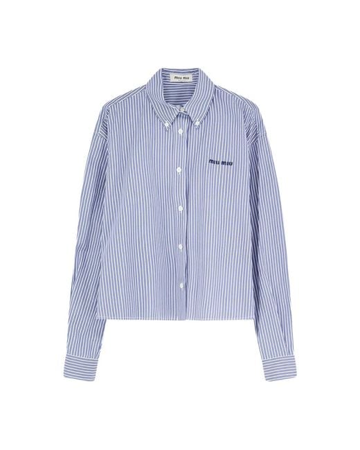 Miu Miu Blue Shirts