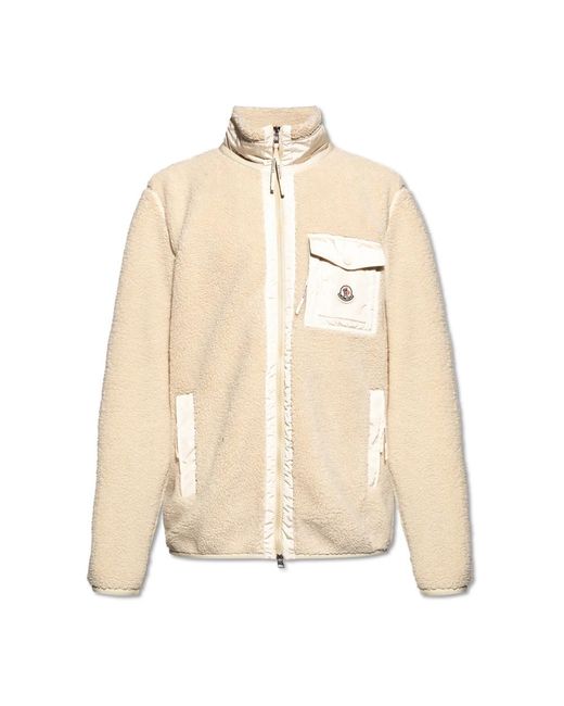 Zip-Throughs di Moncler in Natural da Uomo