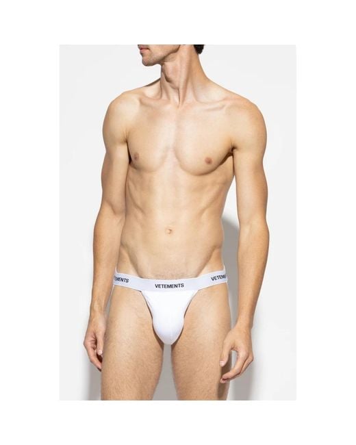 Vetements White Bottoms for men