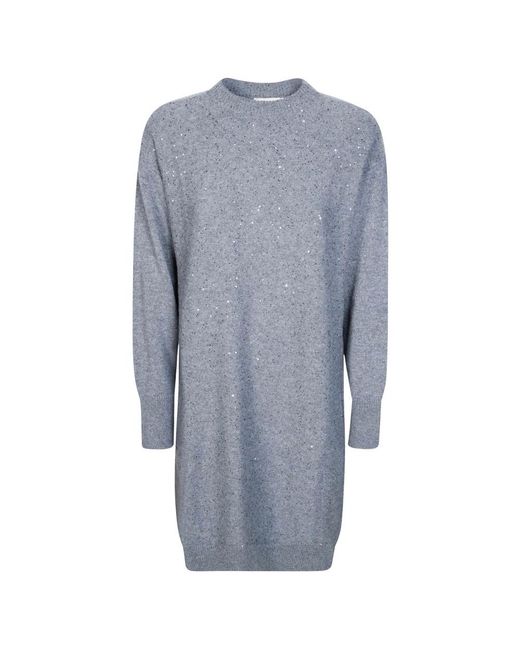 Knitted Dresses Antonelli en coloris Blue