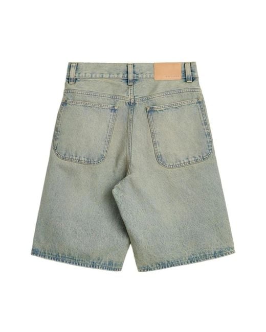 sunflower Green Denim Shorts for men