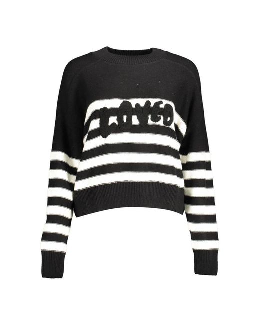 Desigual Black Cotton Sweater