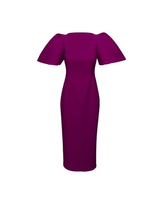 Dresses > day dresses > midi dresses Solace London en coloris Purple