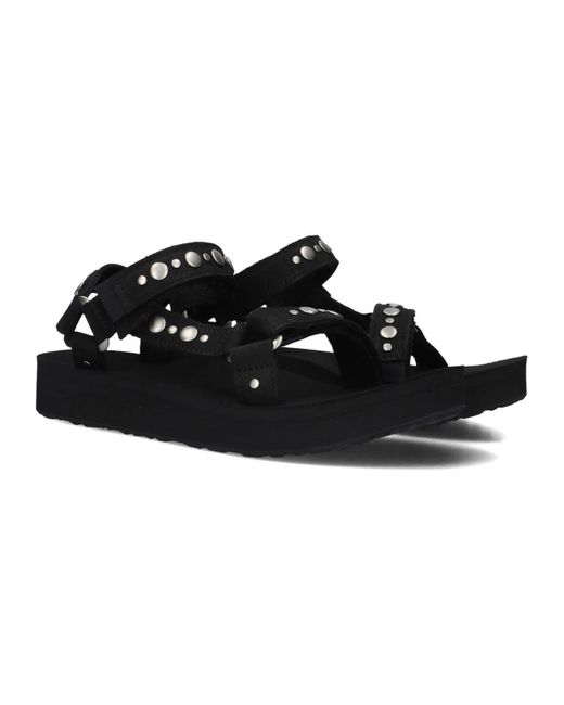Teva Flat Sandals in het Black