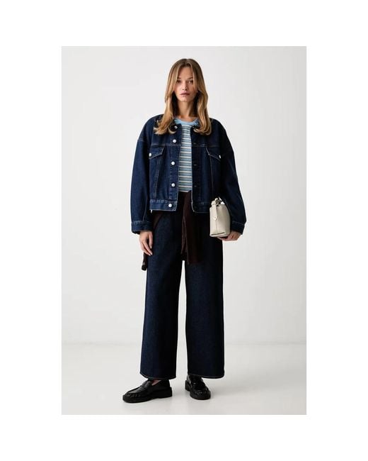 Wide Jeans Levi's de color Black