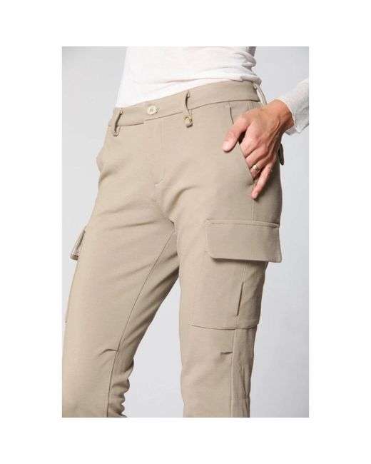 Mason's Natural Tapered Trousers