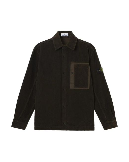 Stone Island Black Casual Shirts for men