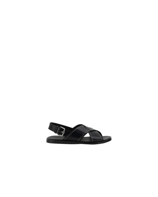 Church's Black Flat Sandals