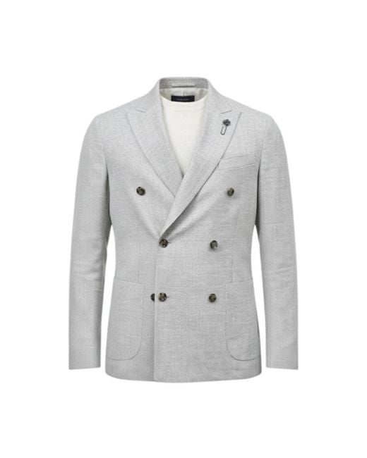 Lardini Gray Blazers for men