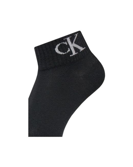 Socks Calvin Klein de color Black