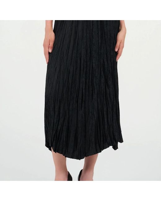 Roberto Cavalli Black Midi Skirts