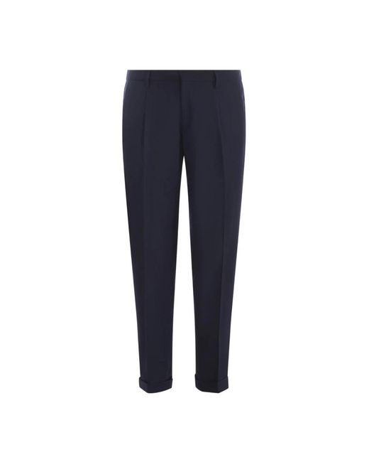 BRIGLIA Blue Suit Trousers for men