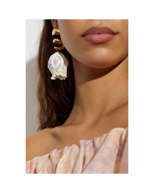 Earrings Chloé de color Metallic