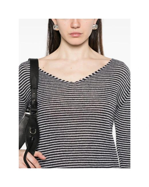 Be You Blue V-Neck Knitwear