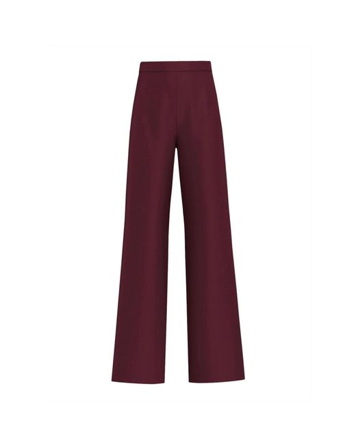 Wide Trousers Marella de color Red