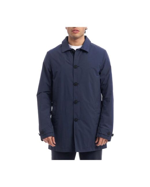 Save The Duck Blue Light Jackets for men