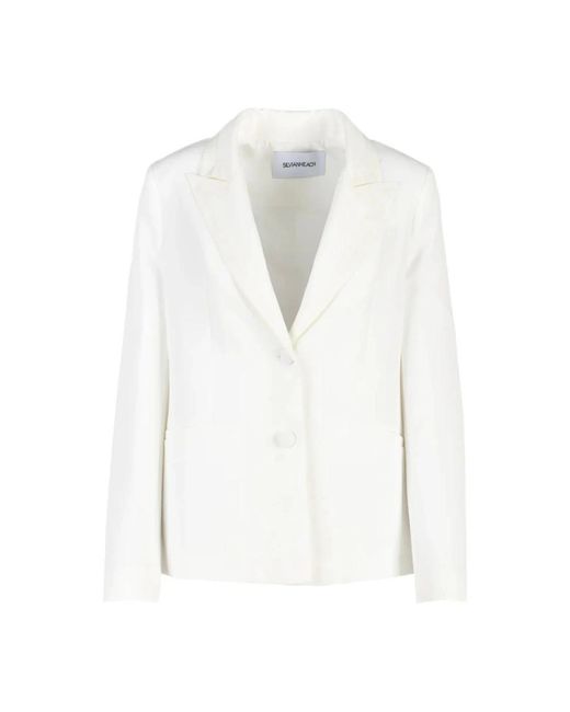 Silvian Heach White Blazers