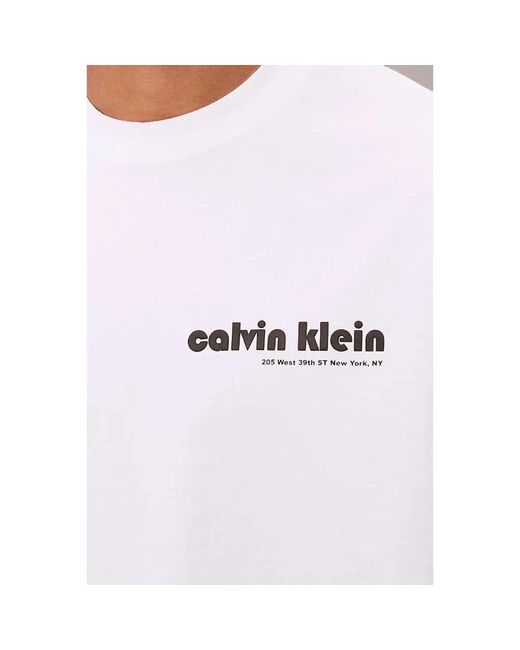 Calvin Klein White T-Shirts for men