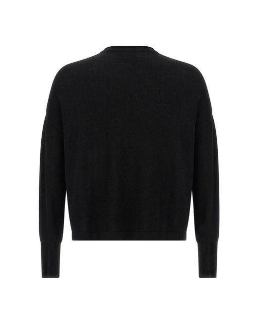 Ma'ry'ya Black Round-Neck Knitwear for men