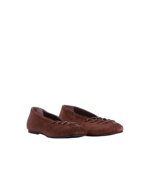 Alohas Brown Ballerina Shoes