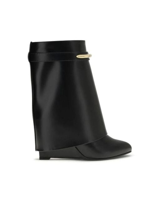 Givenchy Black Shark Pinch Ankle Boots