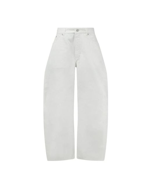 Alaïa White Wide Jeans