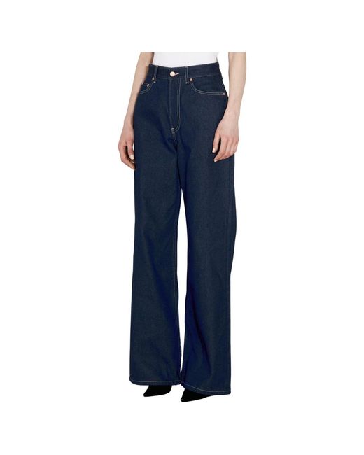 Jeans > wide jeans Jean Paul Gaultier en coloris Blue