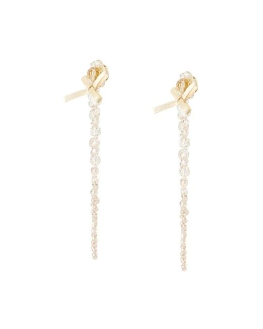 Simone Rocha White Earrings